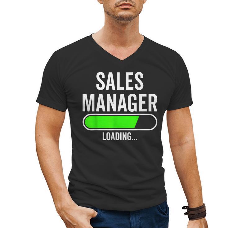 Sales Manager Loading Graduation Graduate New Job Men's V-Neck T-Shirt