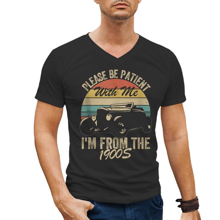 Sarcasm Retro Please Be Patient With Me I'm From The 1900s Men's V-Neck T-Shirt