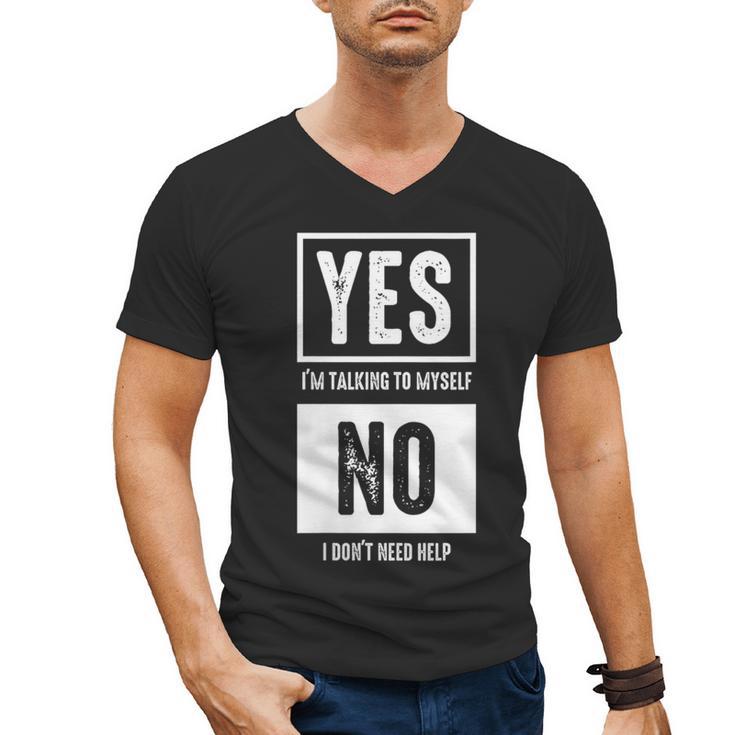 Sarcastic Independent Shopper Introvert Shopping Humor Men's V-Neck T-Shirt