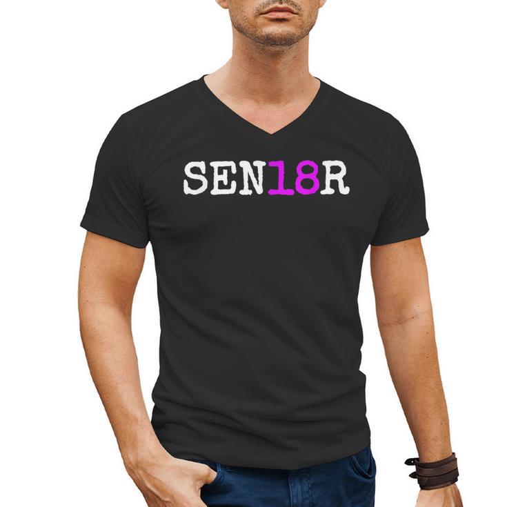 Senior 2018 TShirt Graduation Class Of 2018 Tee Shirt Men's V-Neck T-Shirt