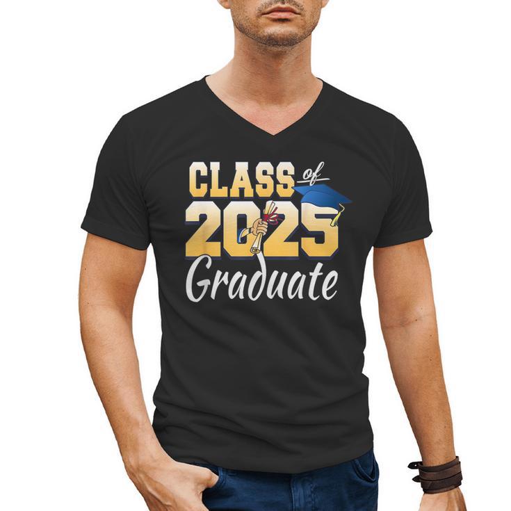 Senior 2025 Class Of 2025 Senior Graduate 2025 Graduation Men's V-Neck T-Shirt