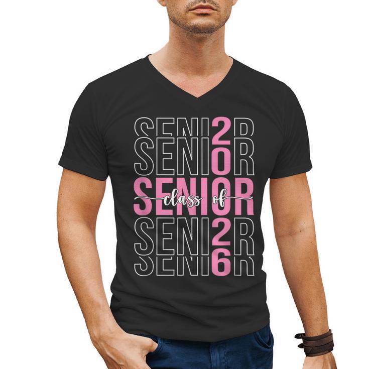 Senior 2026 Class Of 2026 Seniors Graduation 2026 Girl Women Men's V-Neck T-Shirt