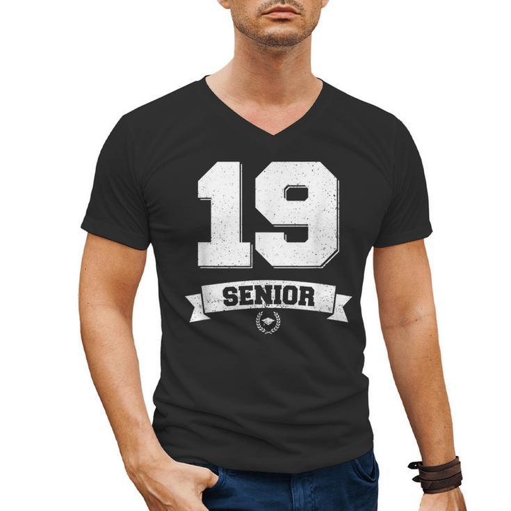 Senior Class Of 2019 Graduation School College Men's V-Neck T-Shirt