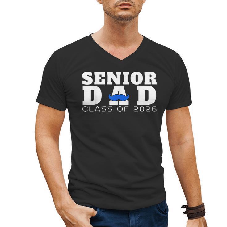 Senior Dad 2026 Class Of 2026 Graduation Men's V-Neck T-Shirt