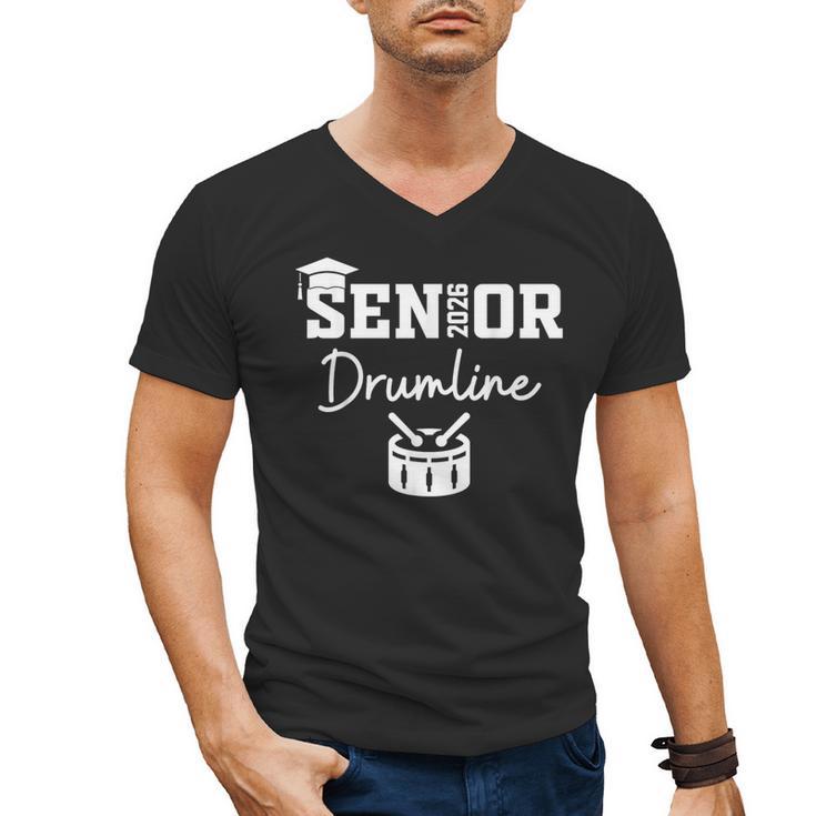 Senior Drumline Class Of 2026 Marching Band Graduation Men's V-Neck T-Shirt