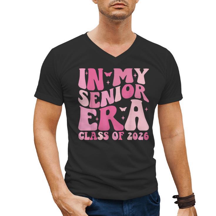 In My Senior Era Class Of 2026 Retro Senior 2026 Graduation Men's V-Neck T-Shirt