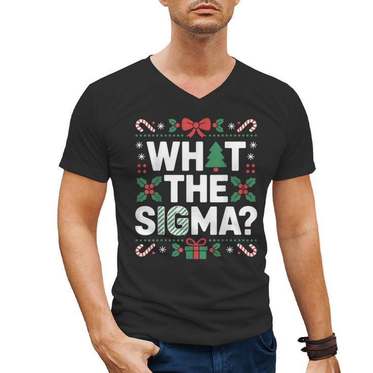 What The Sigma Christmas Party Outfit For Introverts Men's V-Neck T-Shirt