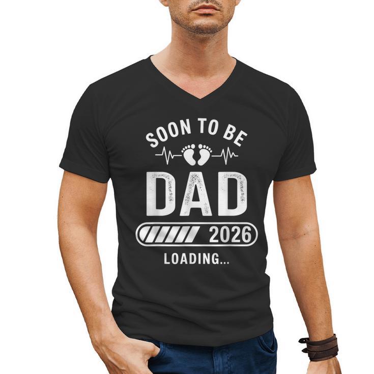 Soon To Be Dad 2026 Loading Men's V-Neck T-Shirt
