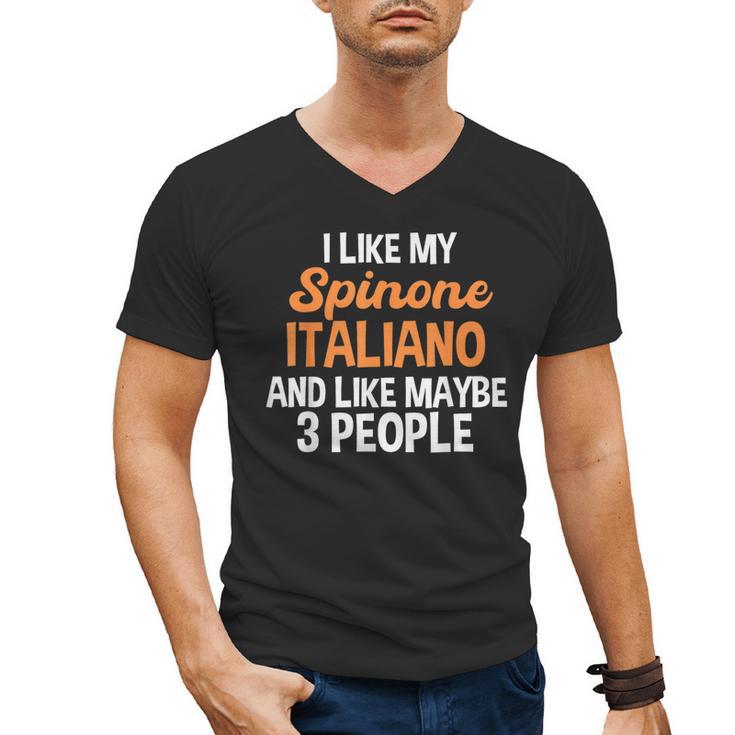 Spinone Italiano Dog Introvert Bracco Spinoso Fur Parent Men's V-Neck T-Shirt