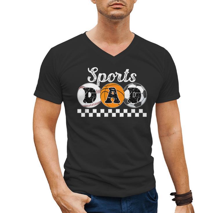 Sports Dad Proud Sports Father Sport Dad Men's V-Neck T-Shirt