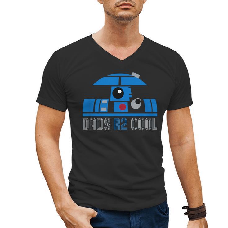 Star Wars Father's Day R2-D2 Dad's R 2 Cool Pun Men's V-Neck T-Shirt