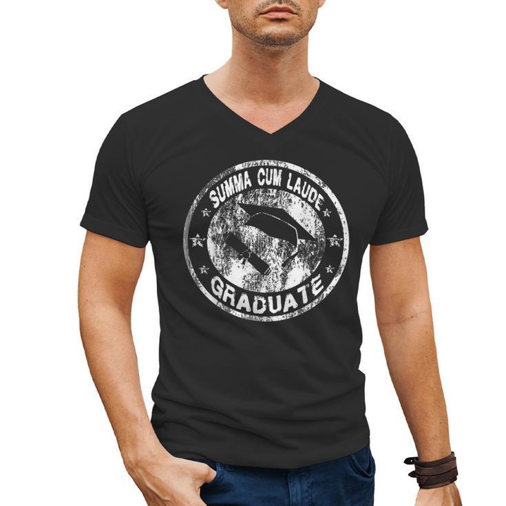 Summa Cum Laude Graduate Graduation T Shirt Men Women Men's V-Neck T-Shirt