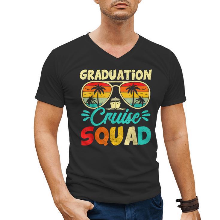 Summer Vacation Graduation Cruise Squad 2026 Matching Men's V-Neck T-Shirt