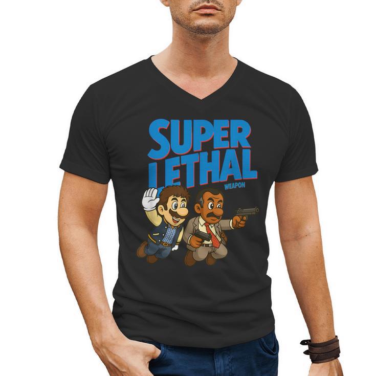 Super Lethal Cute Nostalgia Men's V-Neck T-Shirt