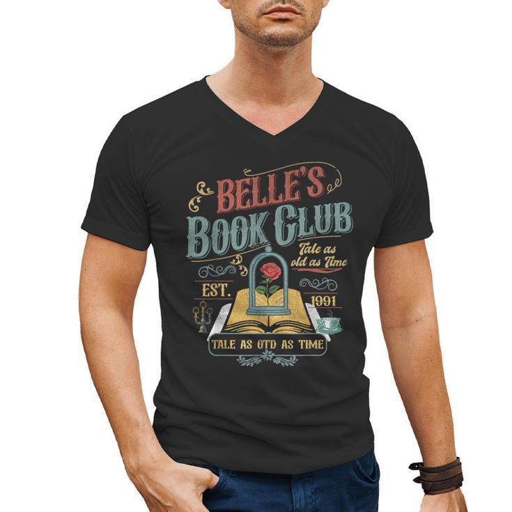 Tale Book Club Est 1991 Tale As Old As Time Men's V-Neck T-Shirt