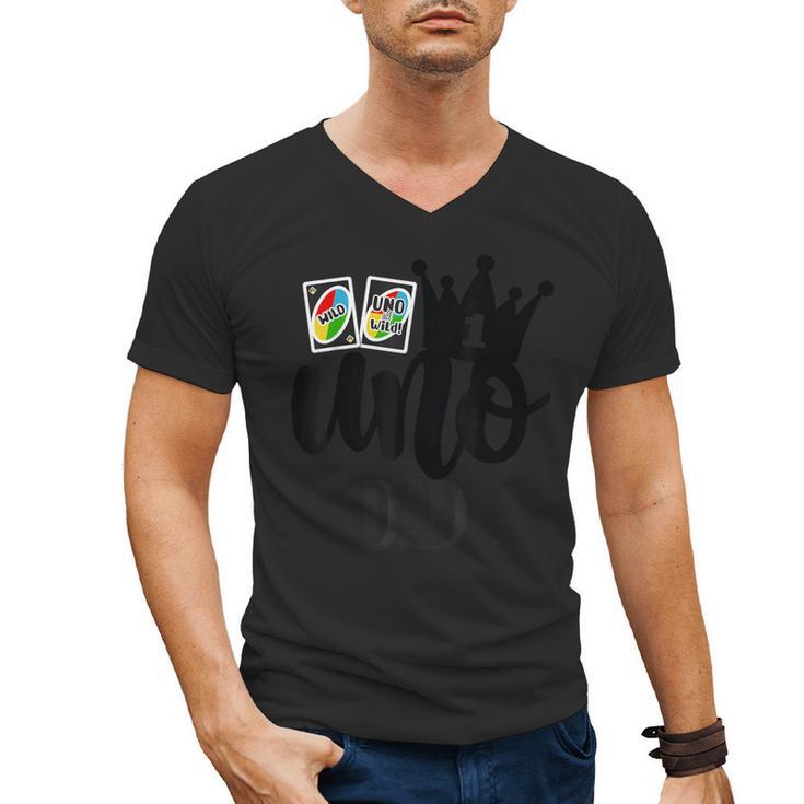Uno 1st Birthday Dad Men's V-Neck T-Shirt