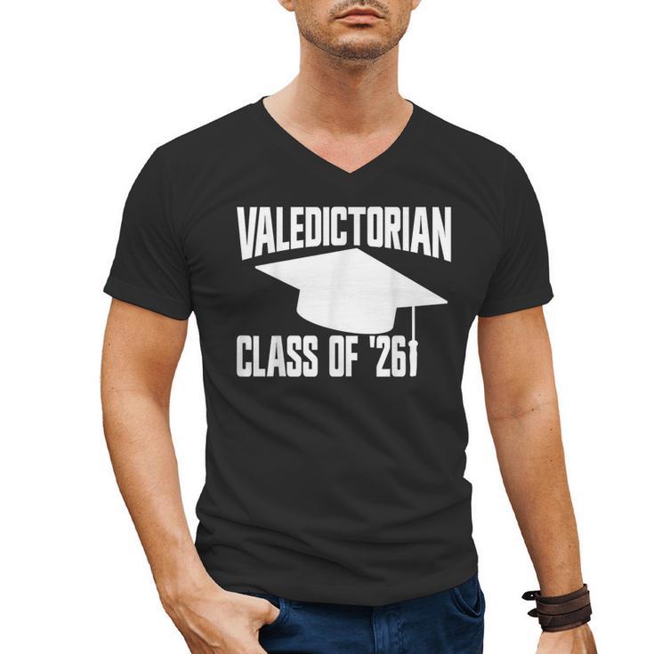 Valedictorian Class Of '26 Graduation 2026 Valedictorian Men's V-Neck T-Shirt