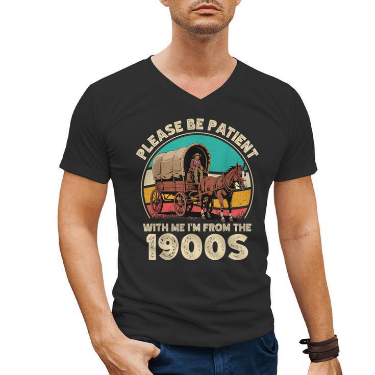 Vintage Please Be Patient I'm From The 1900s Men Women Men's V-Neck T-Shirt