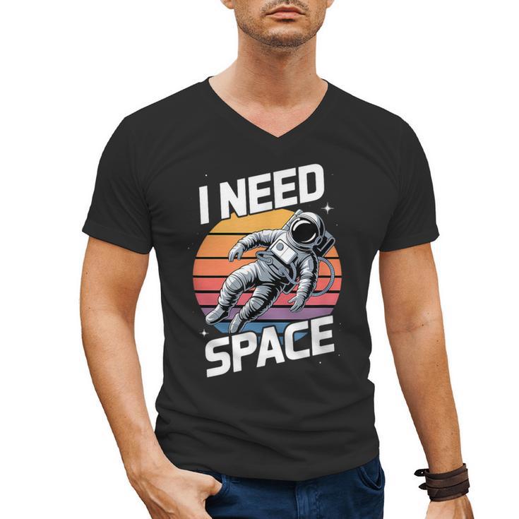 Vintage Space For Introverts I Need Space Men's V-Neck T-Shirt