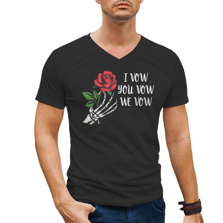I Vow You Vow We Vow ShirtSmutty Fantasy Dark Romance Book Men's V-Neck T-Shirt