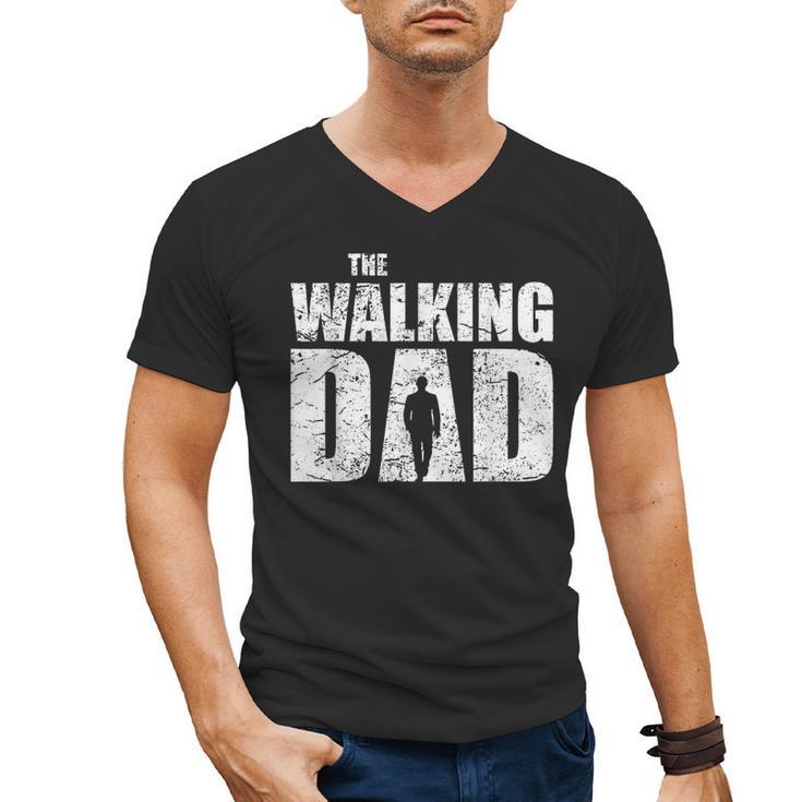 The Walking Dad Father Man Dead Retro Vintage Men Fun Men's V-Neck T-Shirt