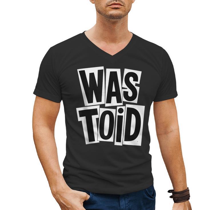 Wastoid 80s Slang Retro Teen Quote Gen X Nostalgia Men's V-Neck T-Shirt