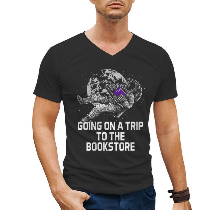Women's Going On a Trip To The Bookstore Bookworm Humor Men's V-Neck T-Shirt