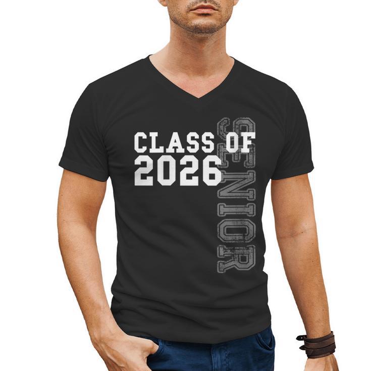 Women's Senior Class Of 2026 Graduation Year High School & College Men's V-Neck T-Shirt
