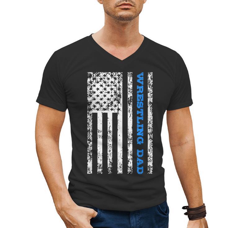 Wrestling Dad Men's V-Neck T-Shirt
