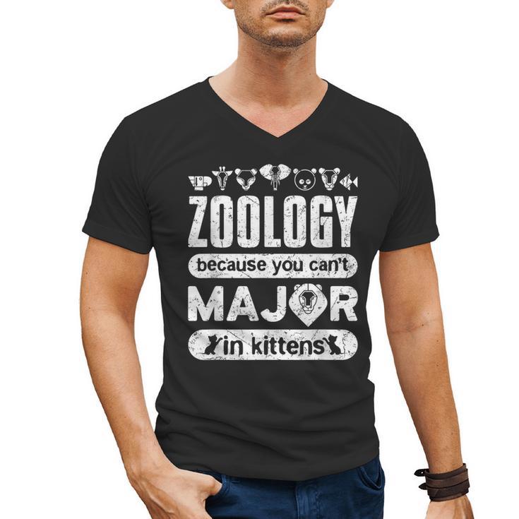 Zoology Major Graduation Zoology Quote Men's V-Neck T-Shirt