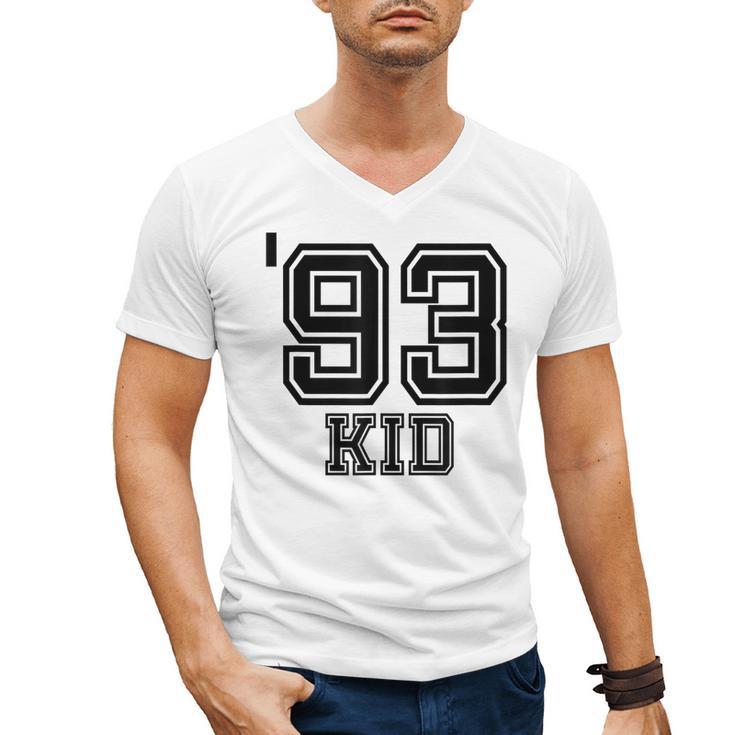 '93 Kid Perfect Vintage Retro Nostalgia Gear For Year 1993 Men's V-Neck T-Shirt