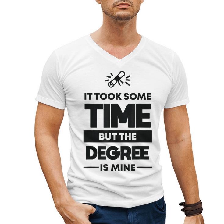 Adult College Graduation Men's V-Neck T-Shirt
