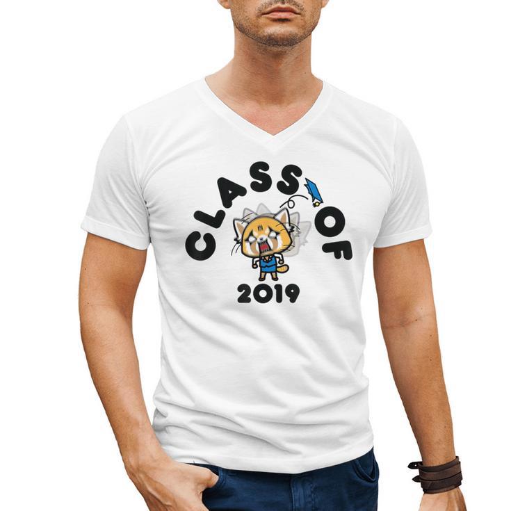 Aggretsuko Class Of 2019 Graduation Seniors Graduate Men's V-Neck T-Shirt