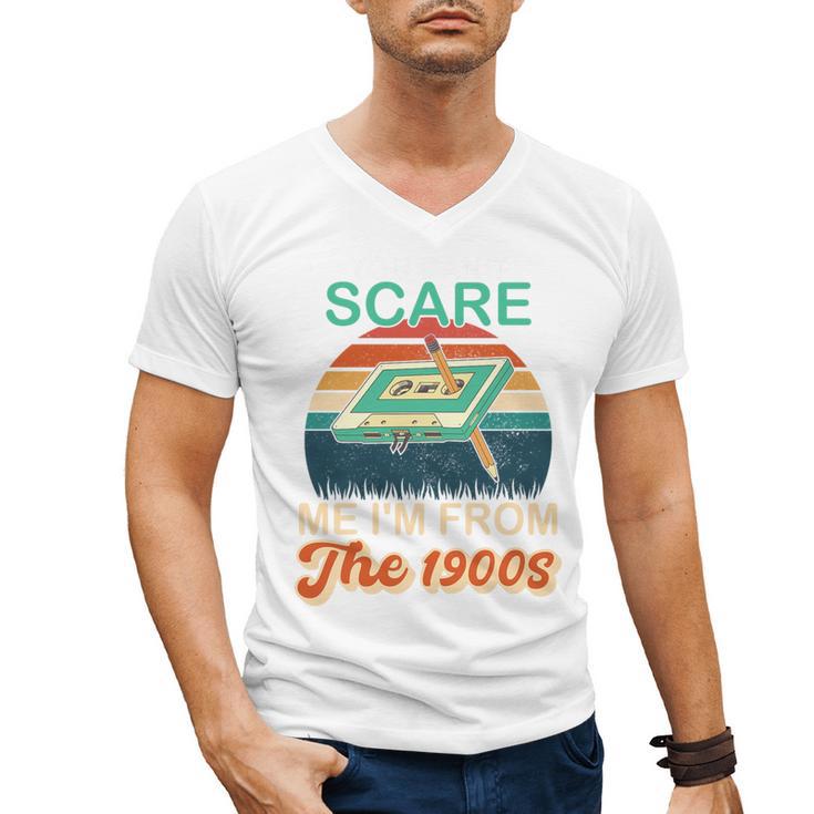 You Can't Scare Me I'm From The 1900s Retro Vintage Premium Tri-Blend Men's V-Neck T-Shirt
