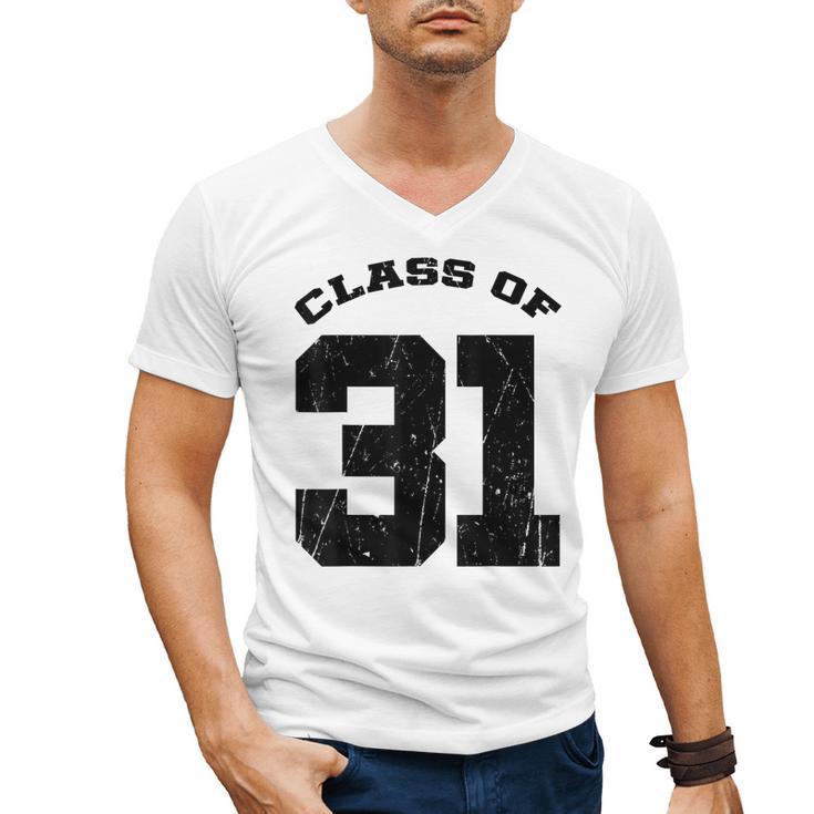 Class Of 31 Date High School Kindergarten Graduation Shirt Men's V-Neck T-Shirt
