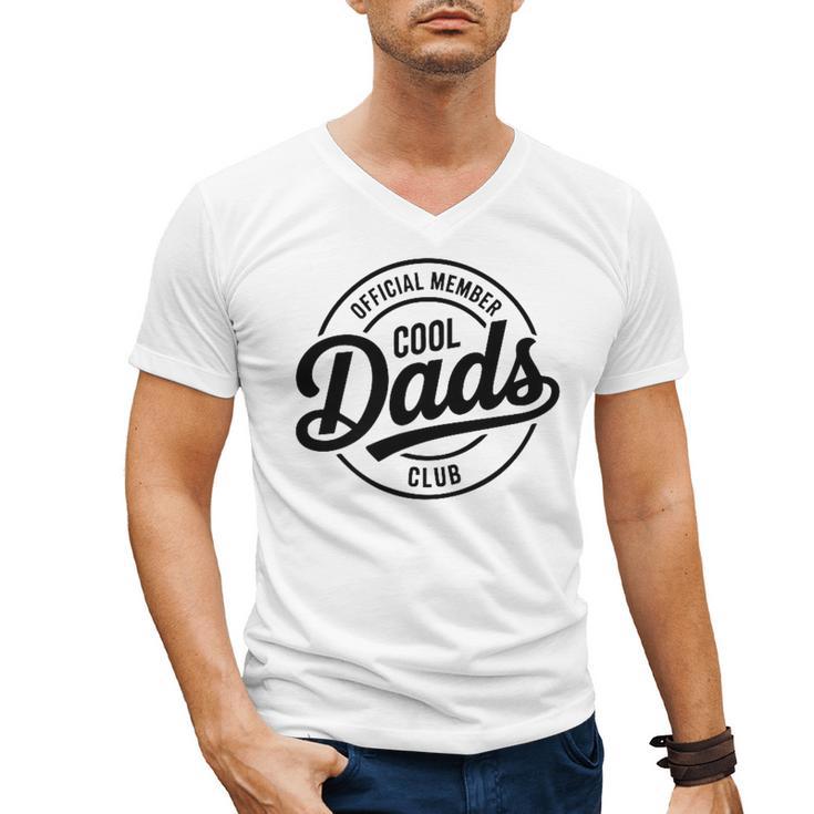 Cool Dads Club Father's Day From Daughter Son Best Dad Ever Men's V-Neck T-Shirt