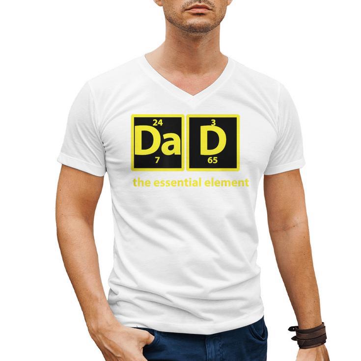 Dad Periodic Table Of Elements Men's V-Neck T-Shirt