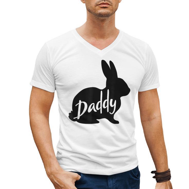 Daddy Bunny Rabbit Father Dad Easter Men's V-Neck T-Shirt