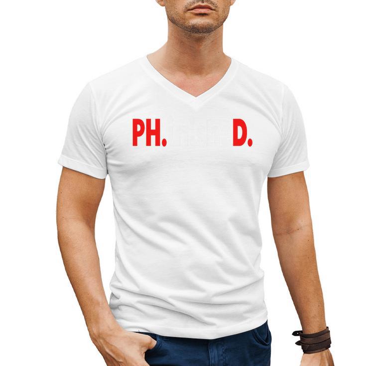 Doctorate PhinisheD PhD Graduation Premium Men's V-Neck T-Shirt