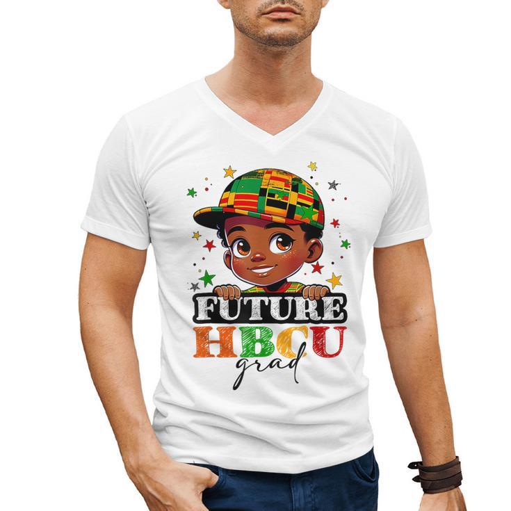 Future HBCU Grad History Boys Kids Graduation HBCU Men's V-Neck T-Shirt