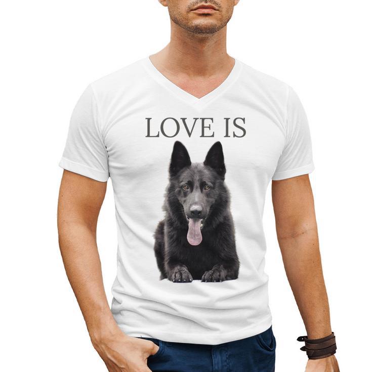 German Shepherd Shirt Shepard TShirt Dog Mom Dad Love Men's V-Neck T-Shirt