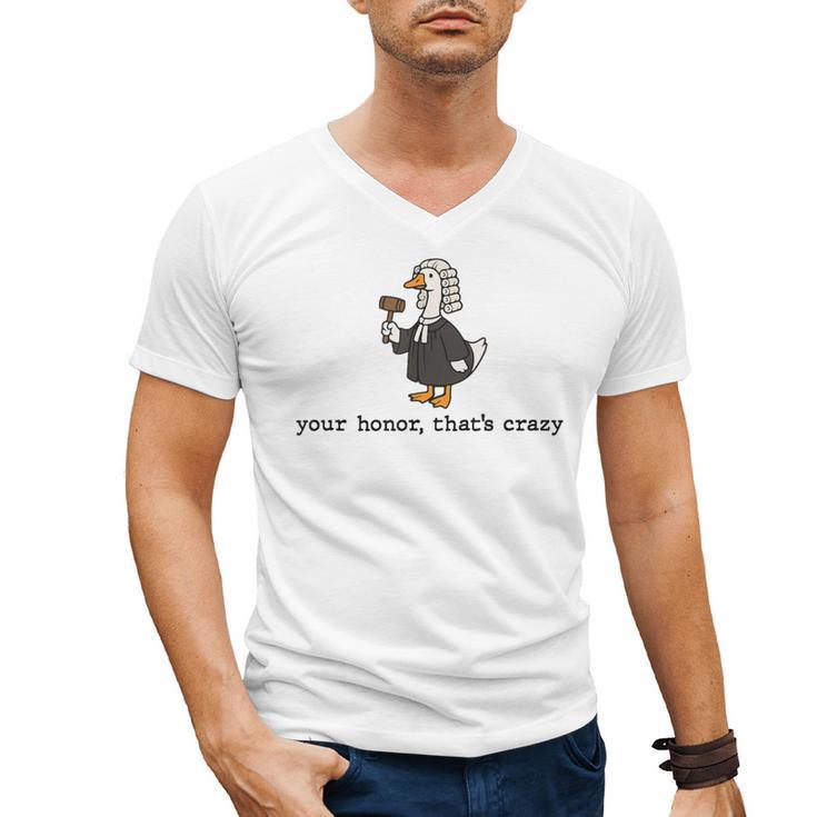 Goose Silly Lawyer Law Student School Graduation Men's V-Neck T-Shirt