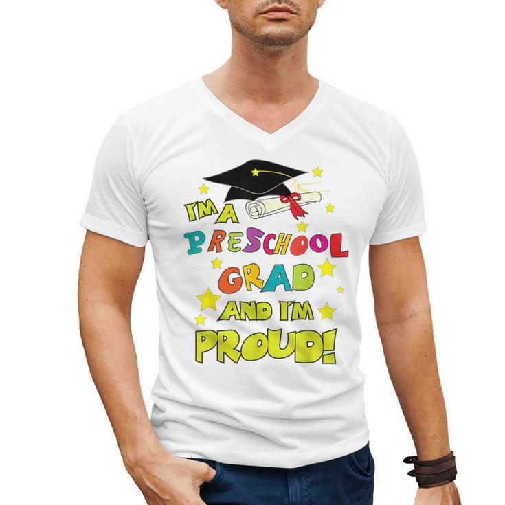Graduation Class 2018 Cap Gown Shirt Preschool Grad Proud Men's V-Neck T-Shirt
