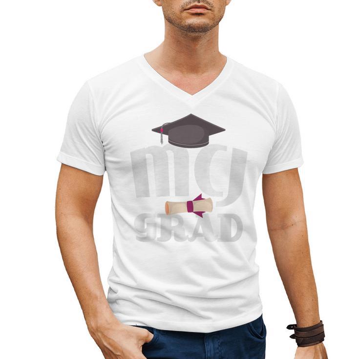 Graduation Masters Criminal Justice Premium Tri-Blend Men's V-Neck T-Shirt