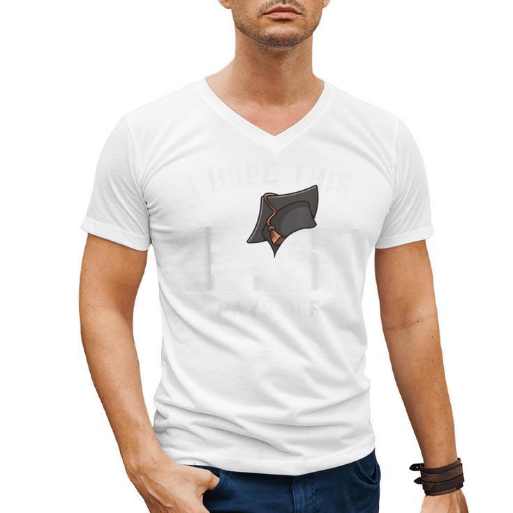I Hope This BS Pays Off Graduation Bachelors Degree Men's V-Neck T-Shirt