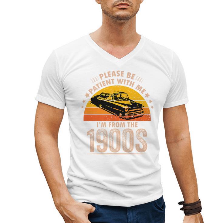 Humorous Saying Please Be Patient With Me I'm From The 1900s Premium Men's V-Neck T-Shirt