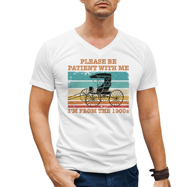 I'm From The 1900s Vintage Retirement Premium Men's V-Neck T-Shirt