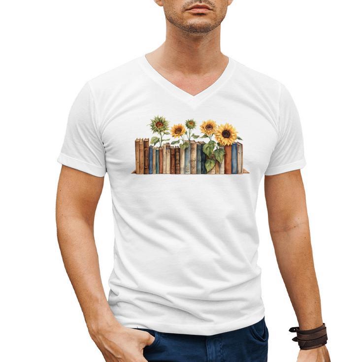 I'm With The Banned Read Banned Books Bookworm Men's V-Neck T-Shirt
