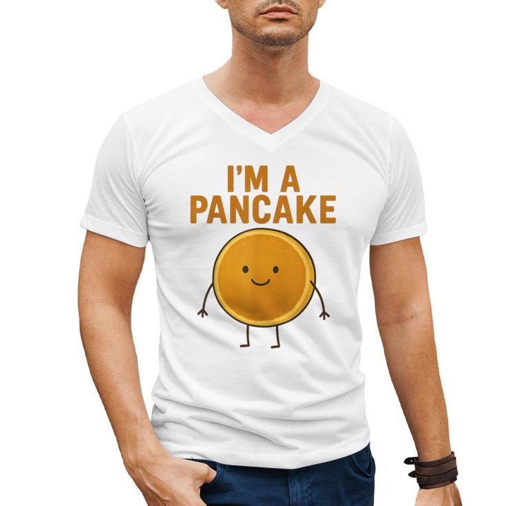 I’m a Pancake Meme For Nostalgia And Sci-Fi Fan Men's V-Neck T-Shirt