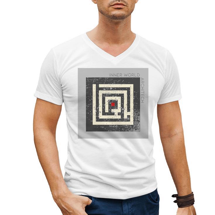 Inner World Architect Premium INTJ Tshirt Introvert Men's V-Neck T-Shirt